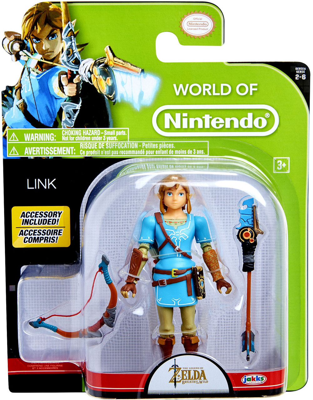 Legend of Zelda Breath of the Wild Link Action Figure - World of