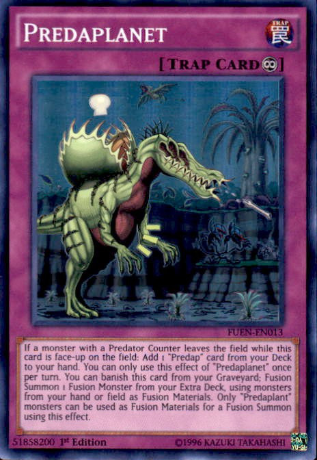 YuGiOh Fusion Enforcers Single Card Super Rare Predaplanet FUEN-EN013 ...
