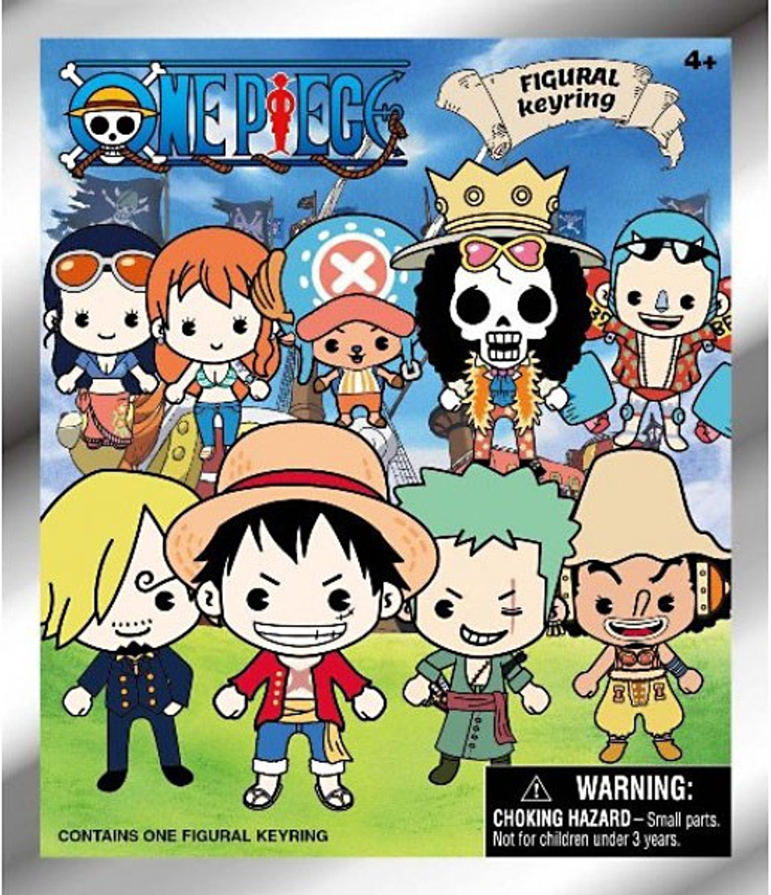 one piece 3d figural keyring one piece mystery pack monogram toywiz