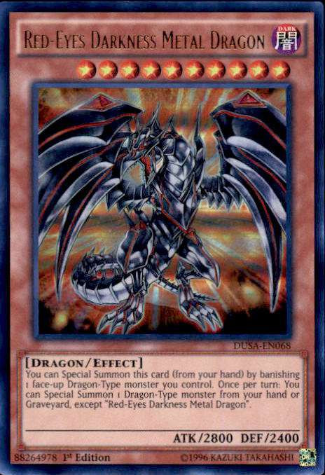 YuGiOh Duelist Saga Single Card Ultra Rare RedEyes Darkness Metal