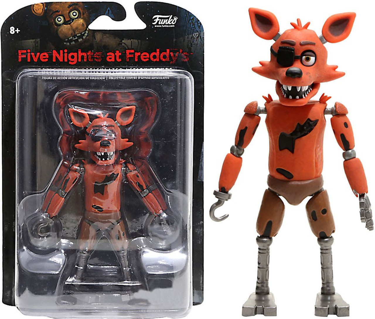 funko five nights at freddys foxy exclusive action figure glow in