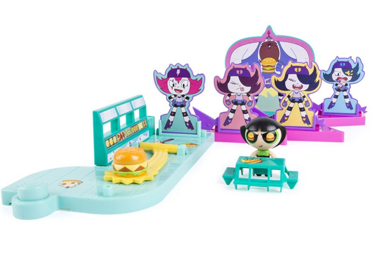 the powerpuff girls storymaker system dine dash playset spin master