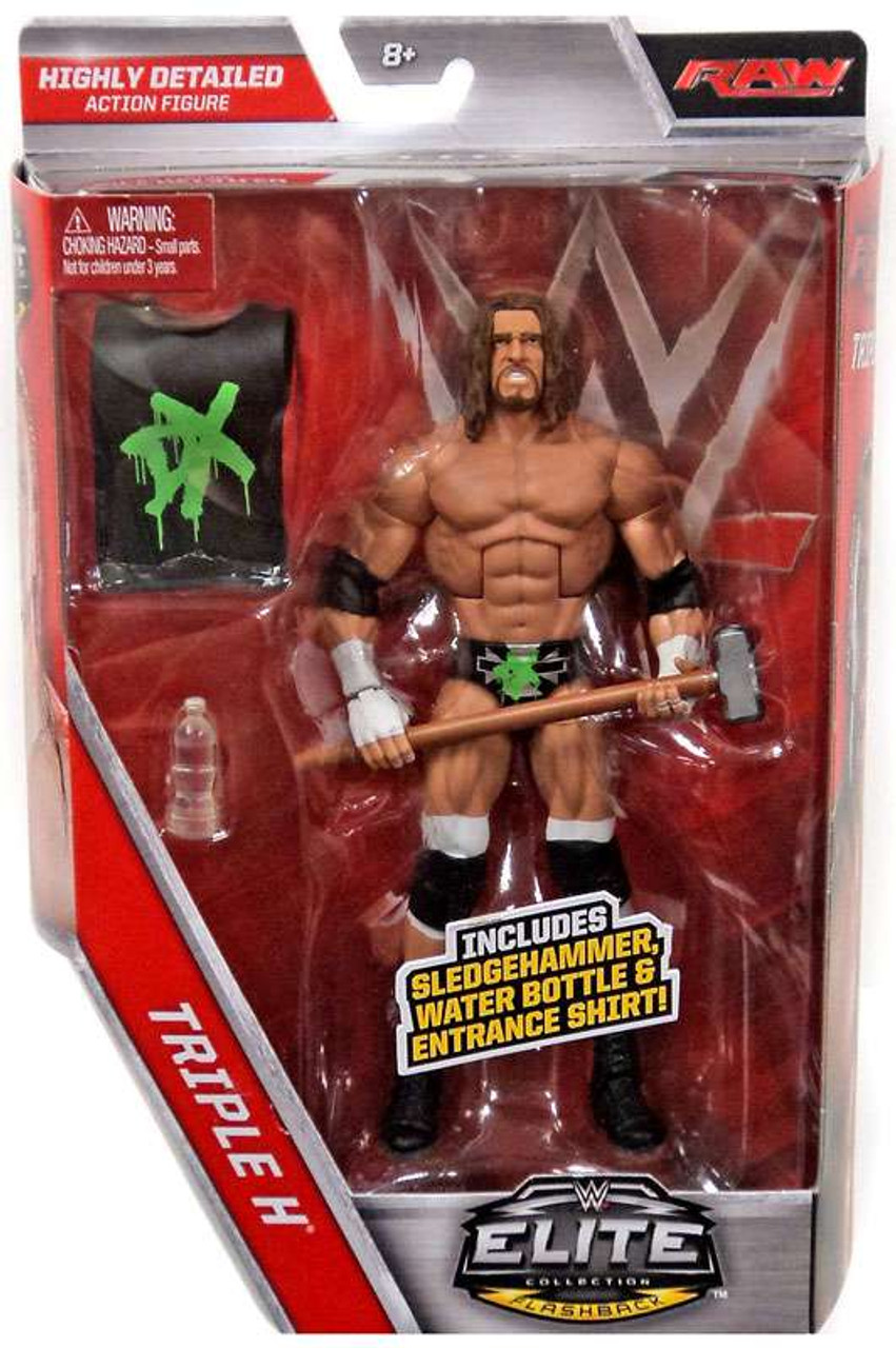 WWE Wrestling Elite Collection Flashback Triple H Exclusive 6 Action ...