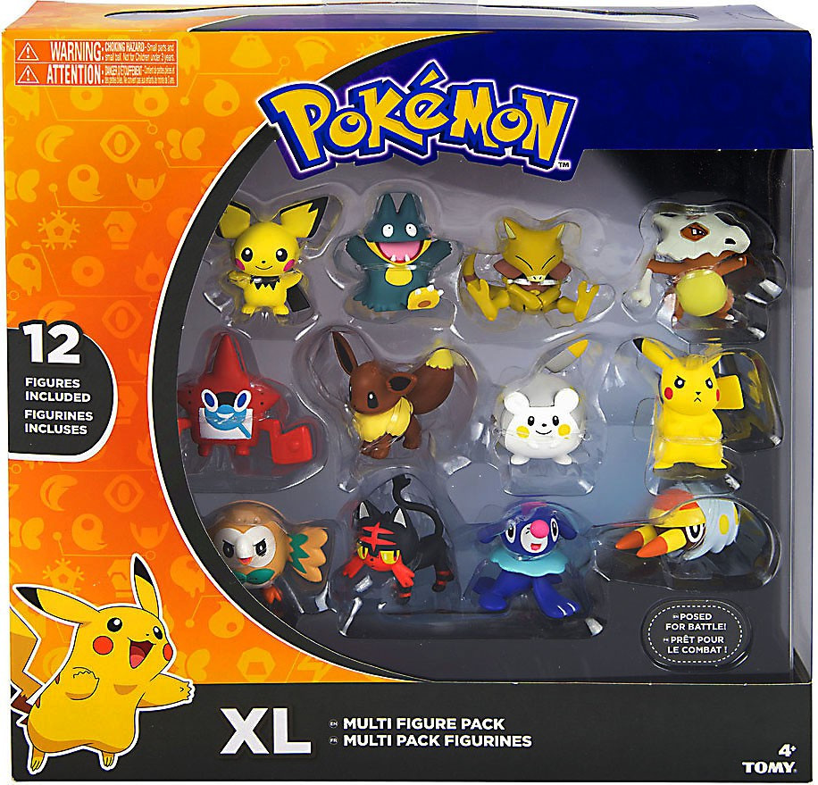 Pokemon XL 2 Mini Figure 12-Pack 2017 Version with Pikachu ...
