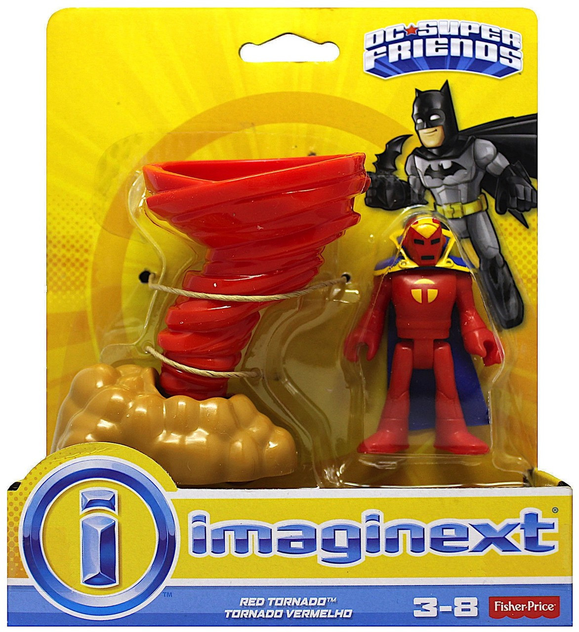 Fisher Price DC Super Friends Imaginext Red Tornado Action Figure ToyWiz
