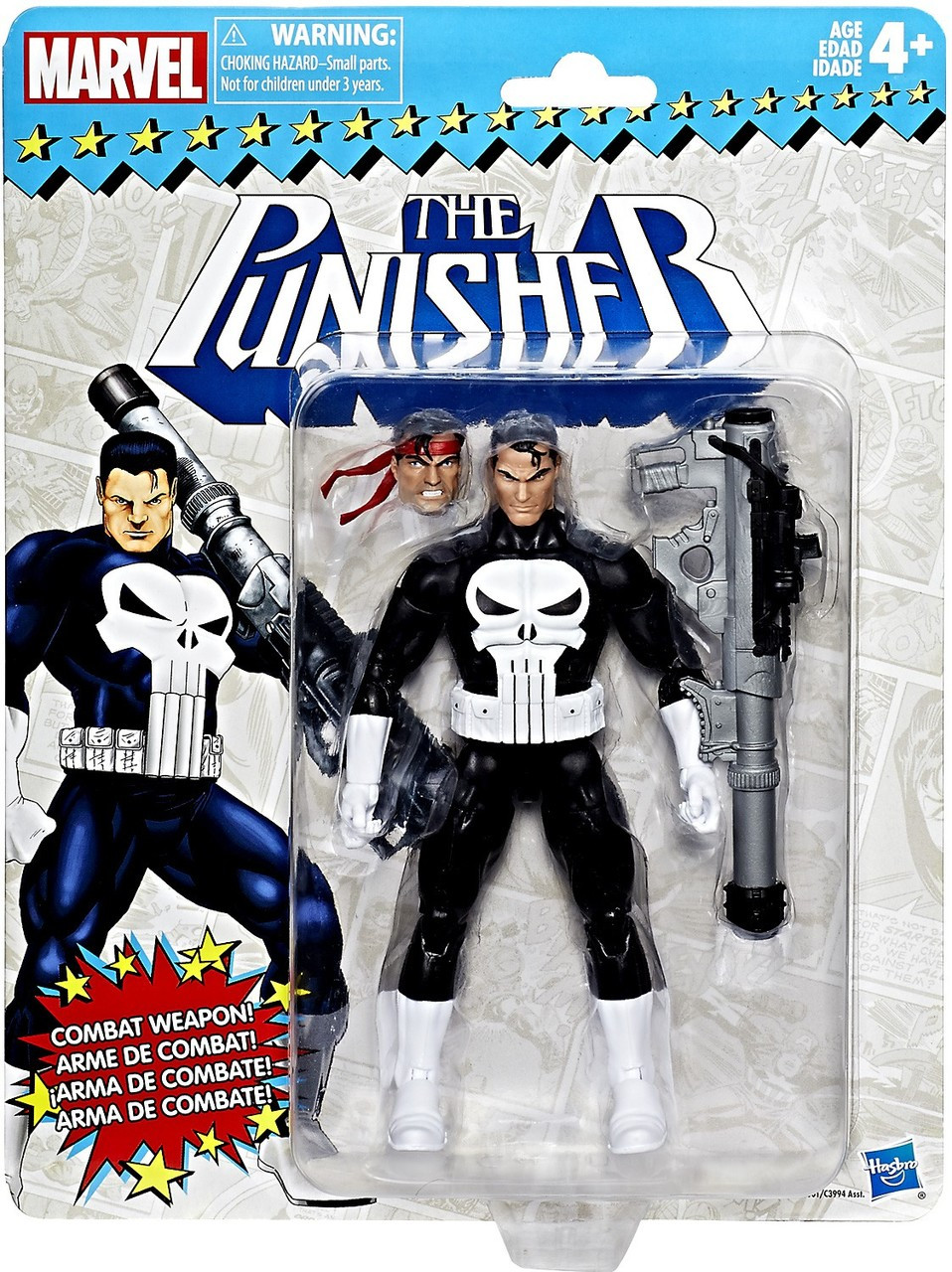 Marvel Marvel Legends Vintage Retro Series The Punisher Action Figure ... - Apipyeomm  46267.1503415533
