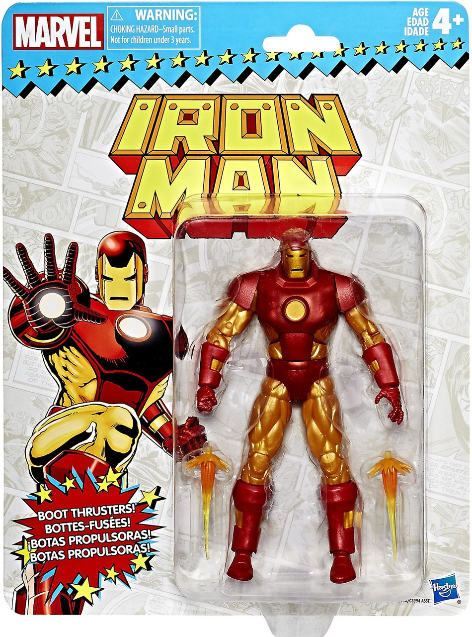 Marvel Marvel Legends Vintage Retro Series 1 Iron Man Action Figure ... - ApioqoDxi  31061.1503415653