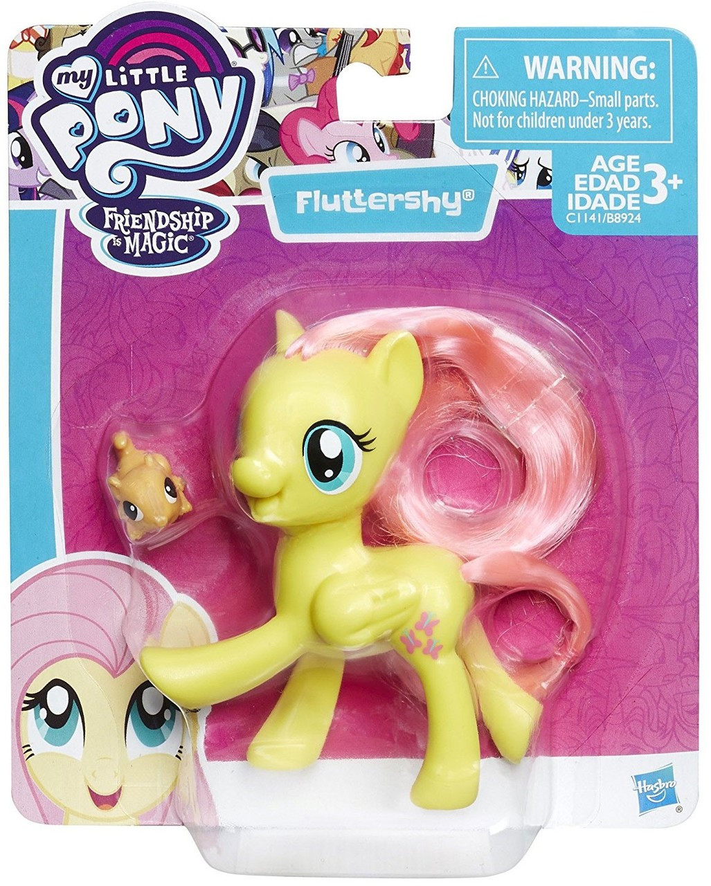 my little pony friendship is magic fluttershy mini figure hasbro
