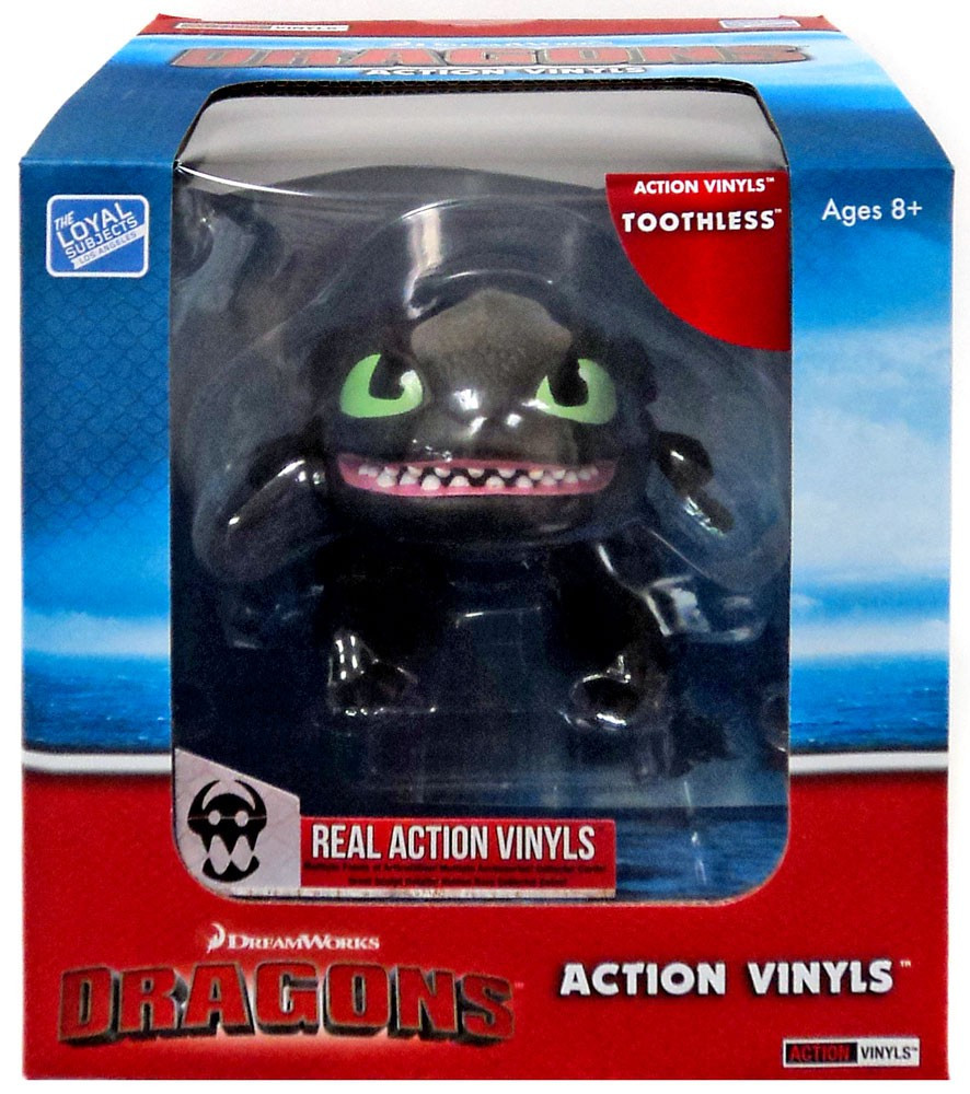 How to Train Your Dragon Action Vinyls Toothless Vinyl Figure The Loyal