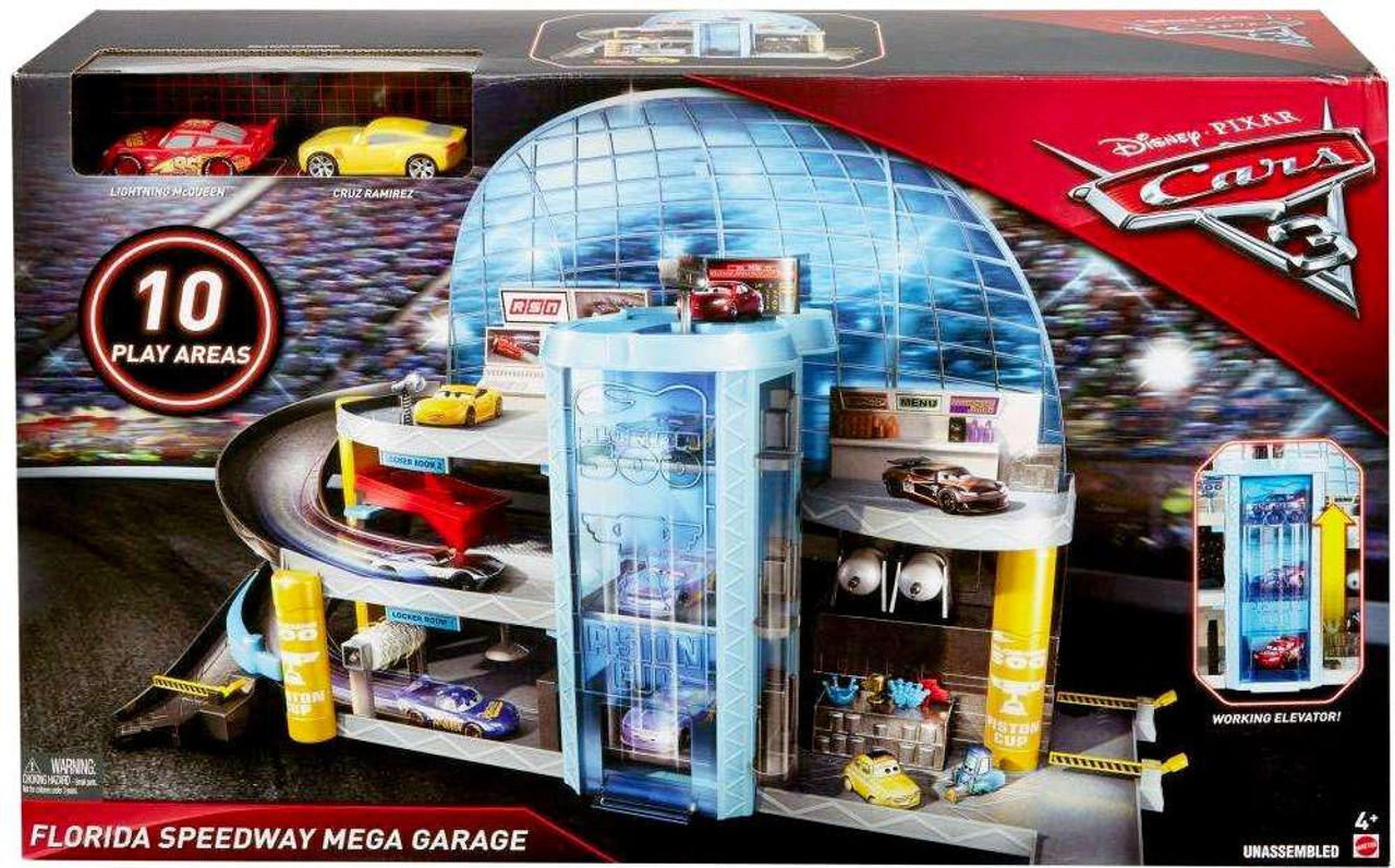 Disney Cars Cars 3 Florida Speedway Mega Garage Playset ...