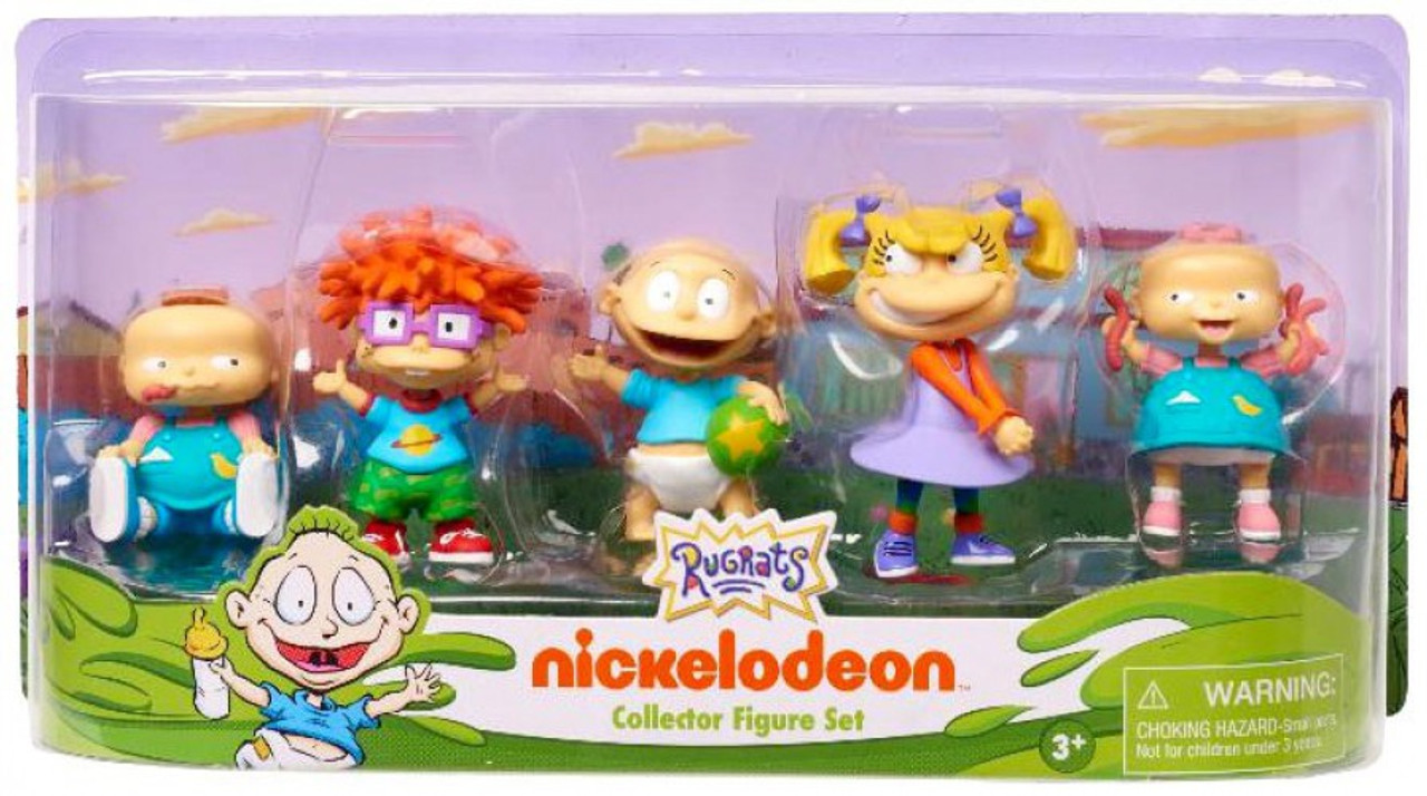 nicktoons rugrats rugrats collector 3 figure 5 pack jazwares toywiz