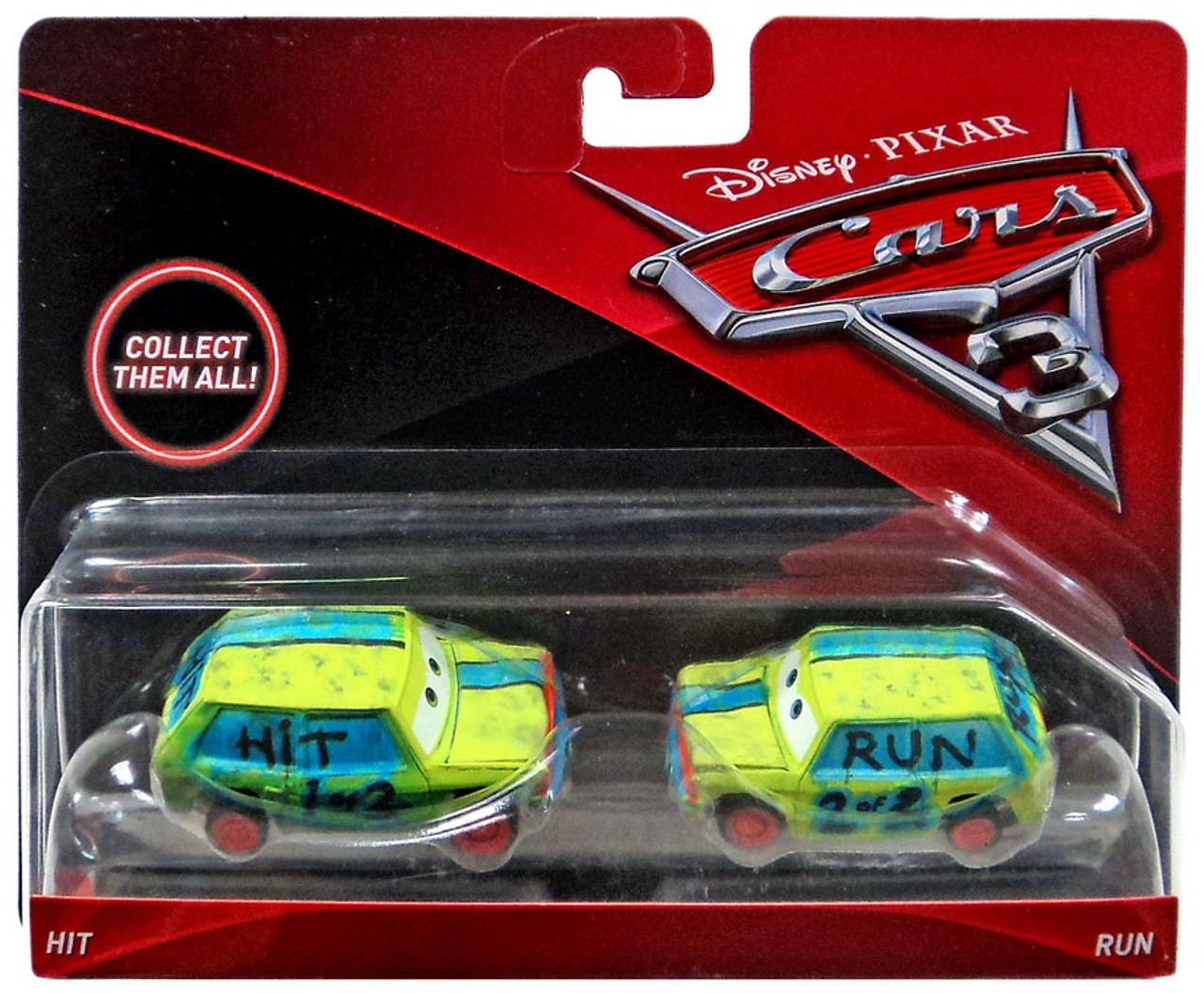 Disney Cars Cars 3 Hit Run 155 Diecast 2-Pack Mattel Toys - ToyWiz