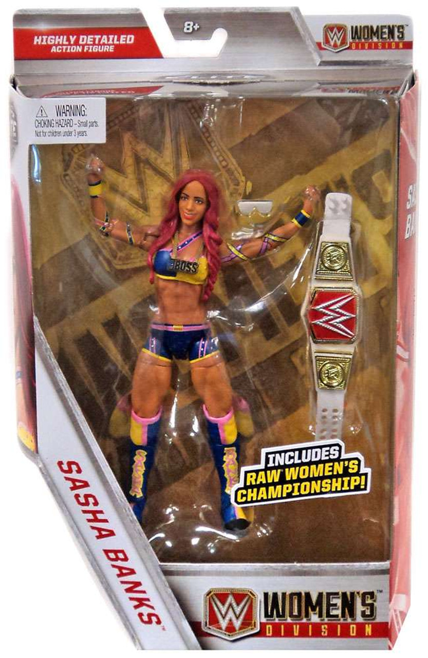 WWE Wrestling Elite Womens Division Sasha Banks Exclusive 6 Action