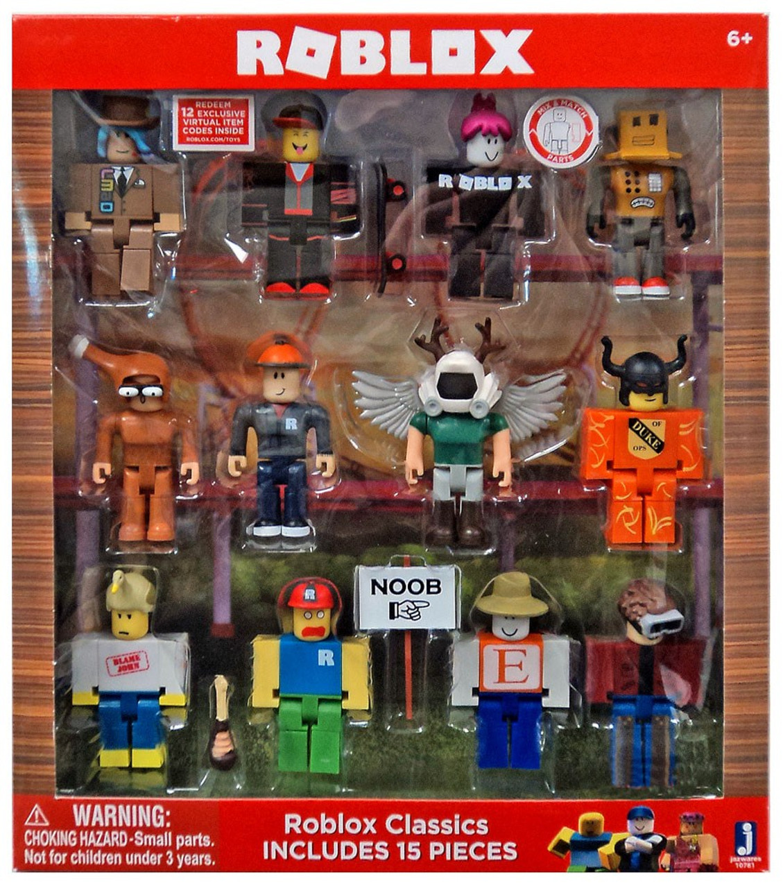 roblox action collection bionic bill figure pack includes exclusive virtual item walmart com walmart com