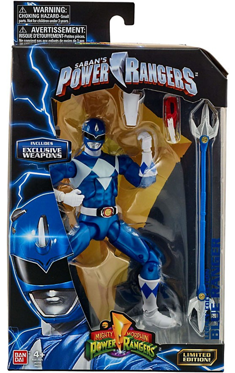 Power Rangers Mighty Morphin Legacy Blue Ranger 6 5 Action Figure Mmpr Bandai America Toywiz