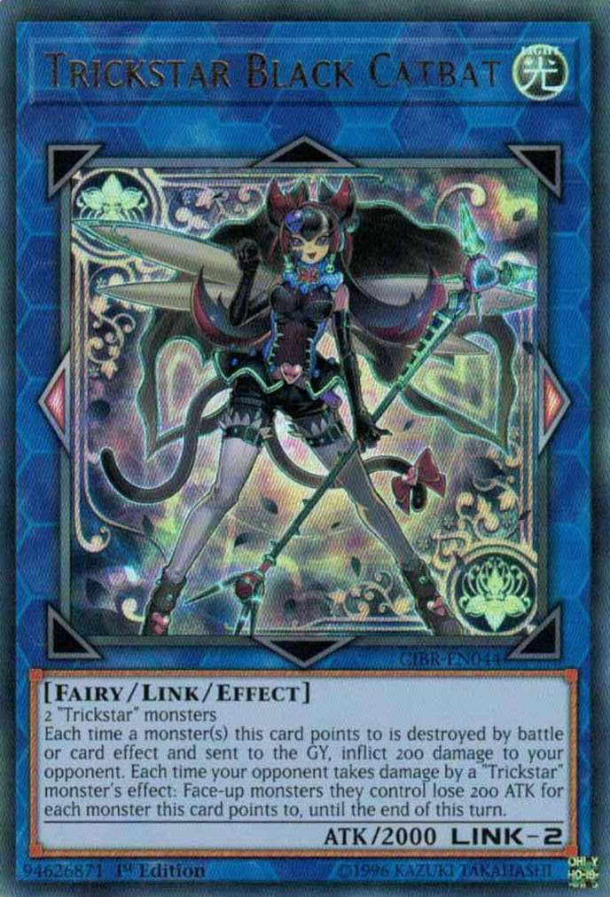 YuGiOh Circuit Break Single Card Ultra Rare Trickstar Black Catbat CIBR