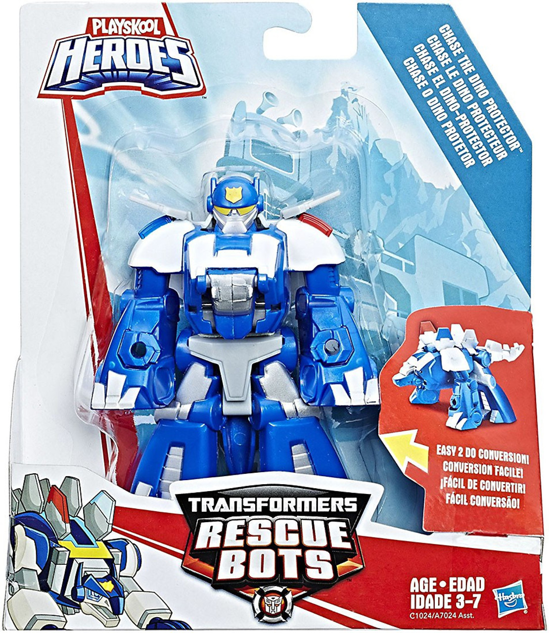 transformers rescue bots playskool heroes chase the dino protector