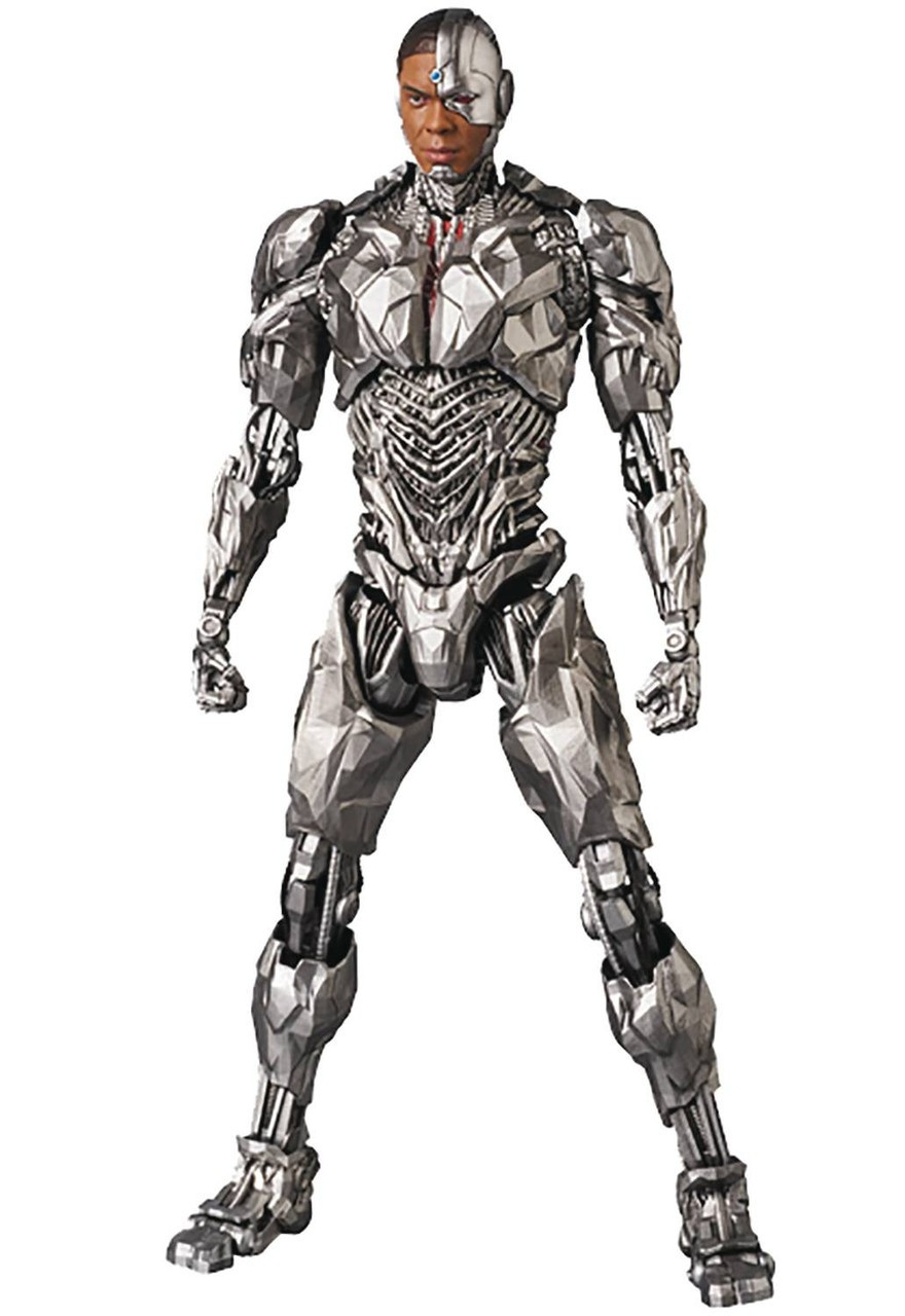 dc justice league mafex cyborg 6 action figure 064 justice league