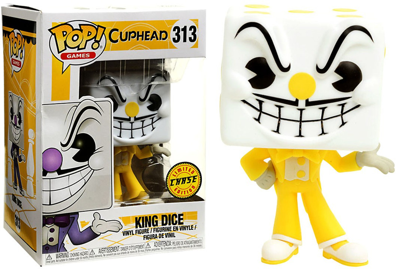 Funko Cuphead Funko POP Games King Dice Vinyl Figure 313 Yellow Suit