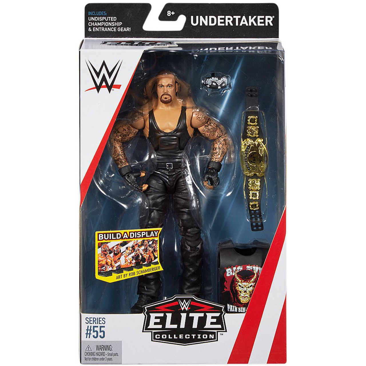 WWE Wrestling Elite Series 55 Undertaker 7 Action Figure Undisputed ...