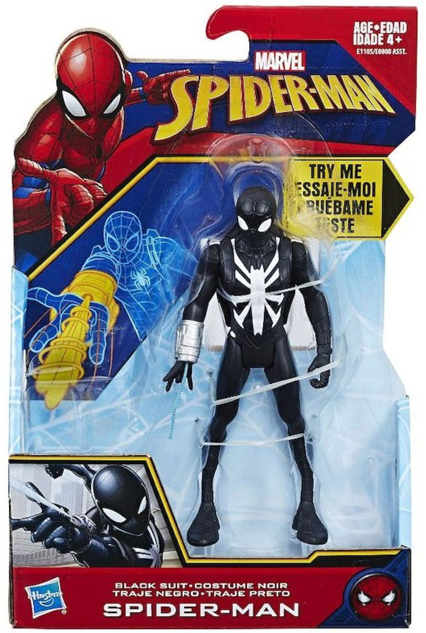 Marvel Spider-Man Black Suit Spider-Man 6 Action Figure Hasbro Toys ... - Apievgzh4  85245.1515617266