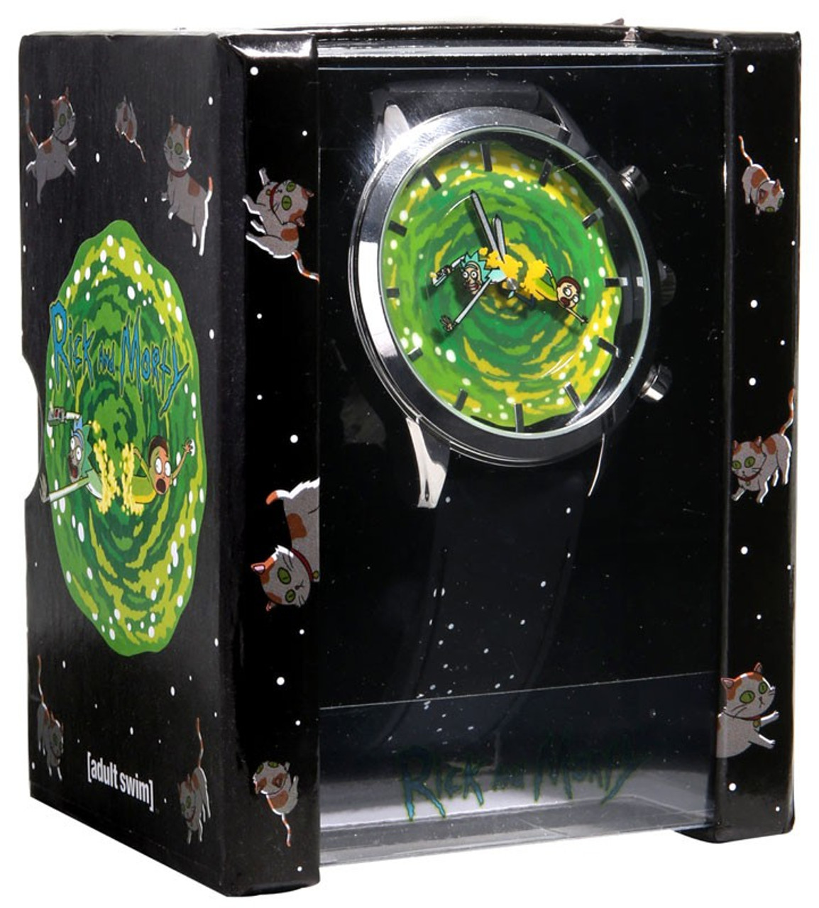 Rick Morty Rotating Portal Watch Accutime Watch Corp. - ToyWiz