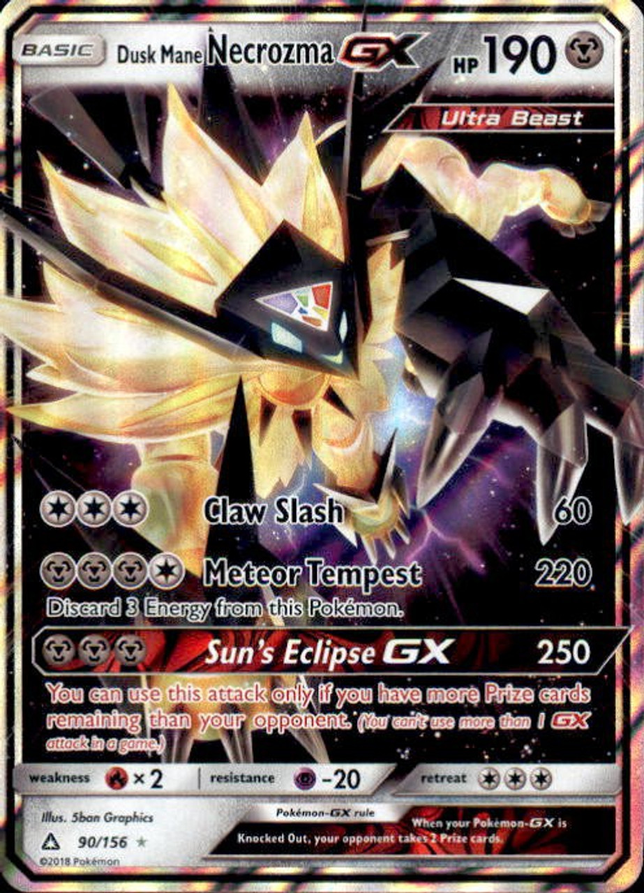 Pokemon Sun Moon Ultra Prism Single Card Ultra Rare Holo Dusk Mane