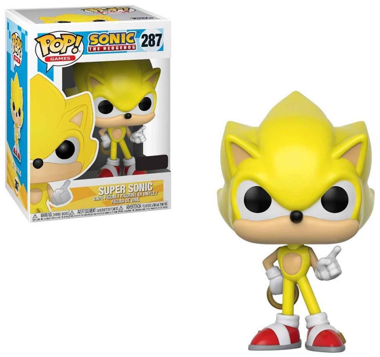 Funko Sonic The Hedgehog Funko POP Games Super Sonic Exclusive Vinyl ...