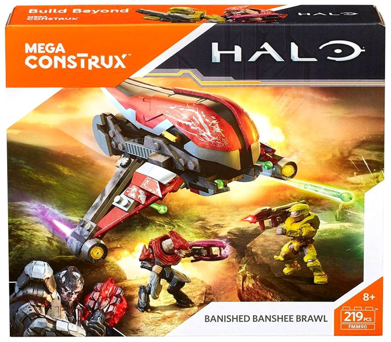 Mega Bloks Halo Mega Construx Banished Banshee Brawl Set FMM90 - ToyWiz