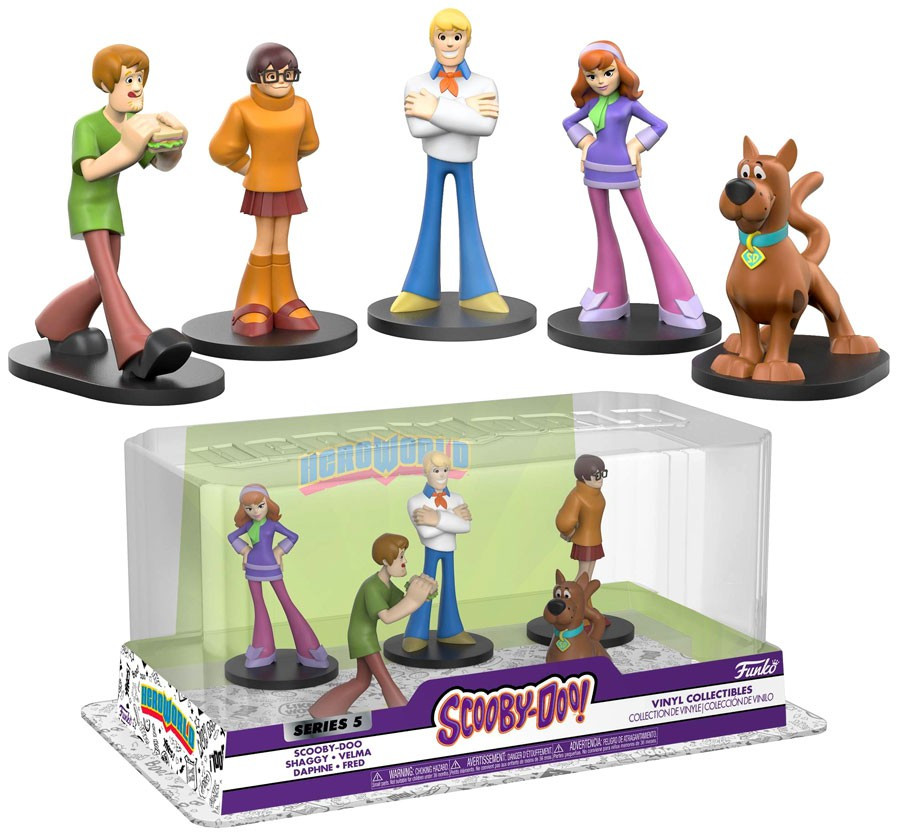 Funko Scooby Doo Hero World Series 5 ScoobyDoo, Shaggy, Velma, Daphne