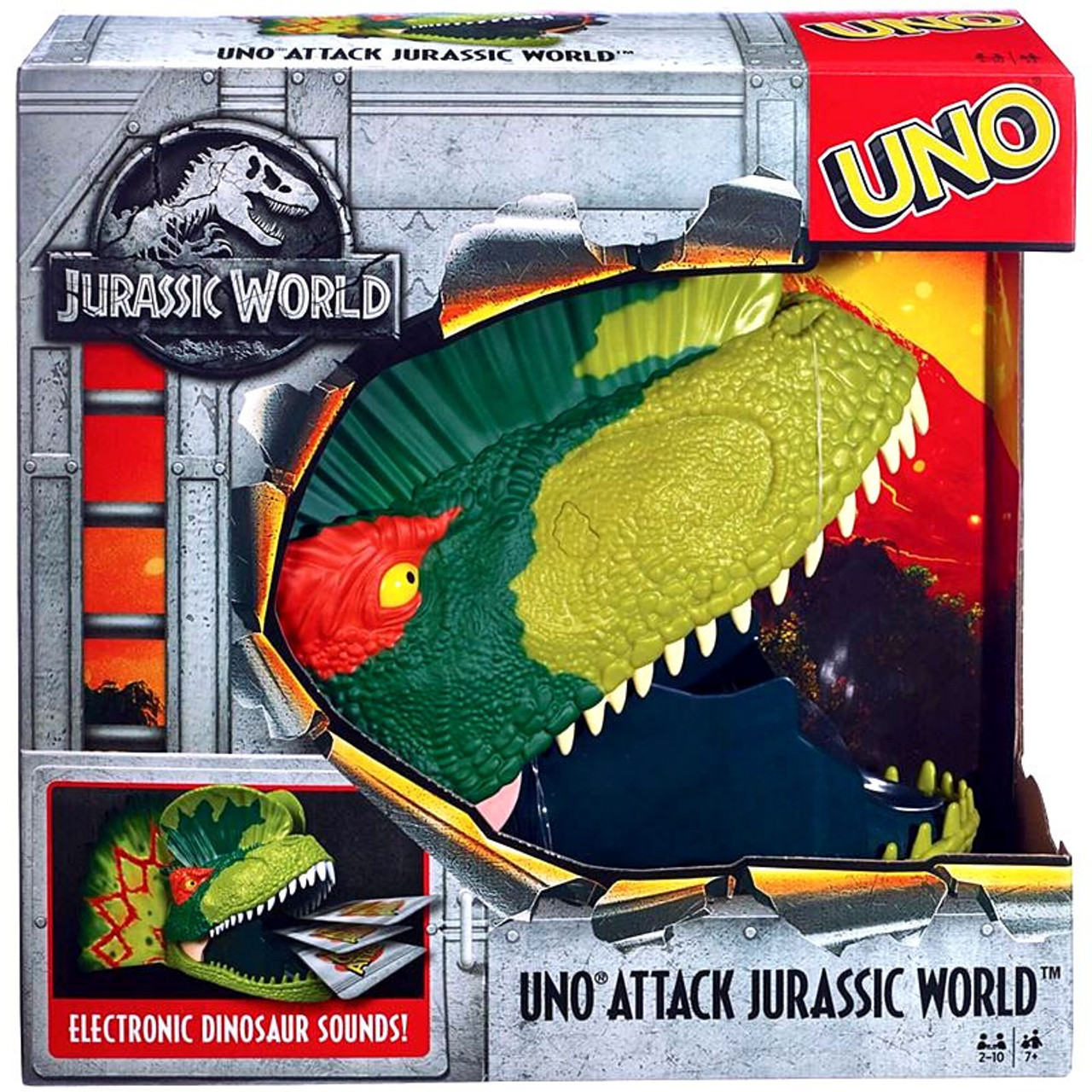 world jurassic uno Jurassic UNO World Jurassic Attack Card Game UNO World