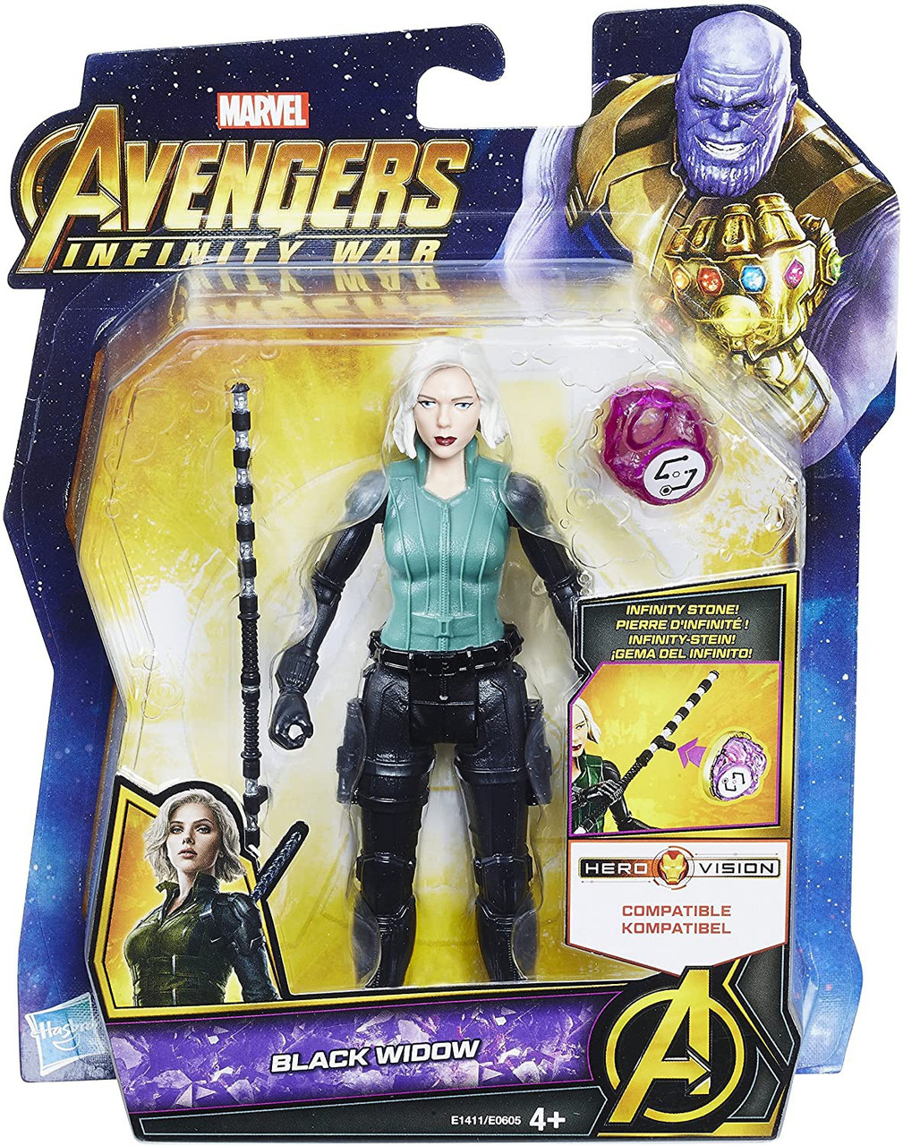 Marvel Avengers Infinity War Black Widow 6 Action Figure