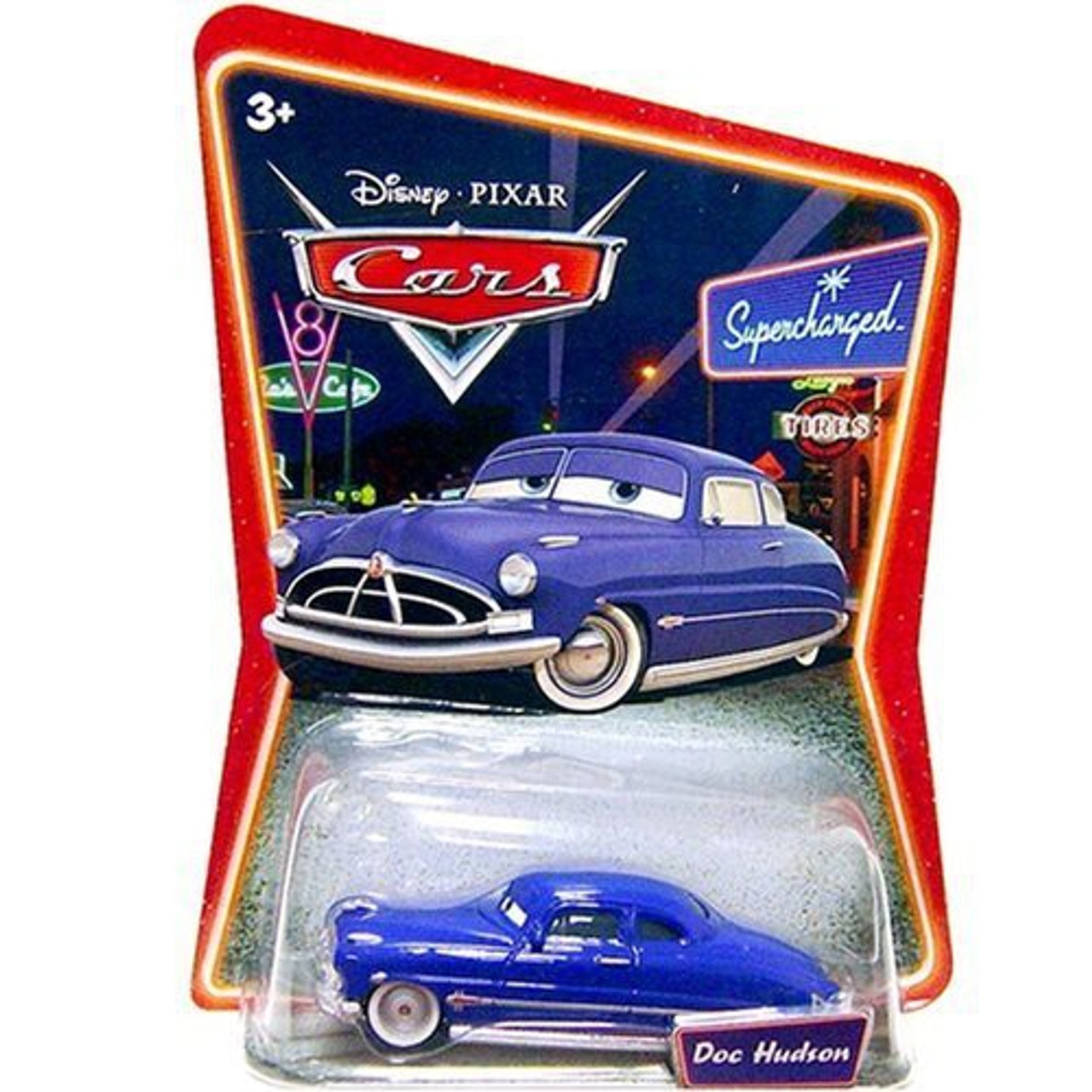Disney Pixar Cars Supercharged Doc Hudson 155 Diecast Car Mattel Toys