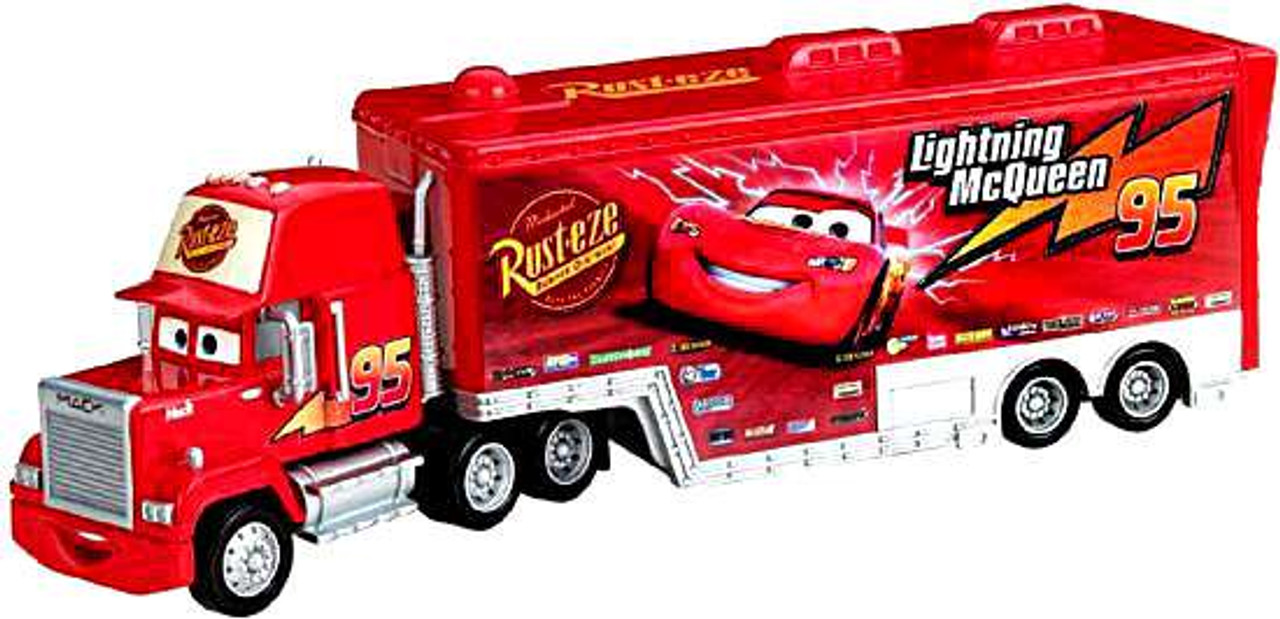 Cars Mack Truck Hauler Disney Pixar Cars Red Mack Hauler And