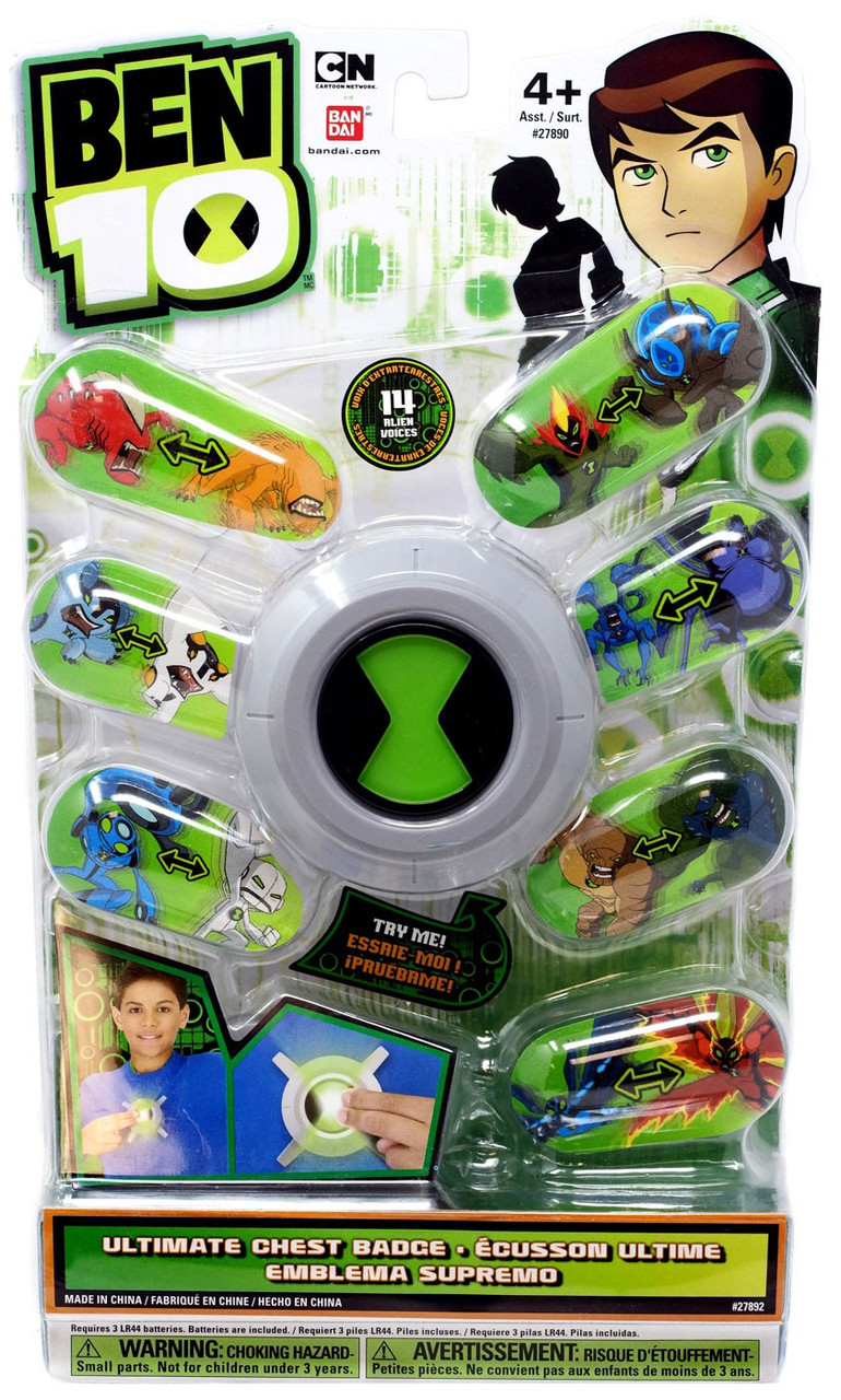 Ben 10 Ultimate Chest Badge Roleplay Toy Bandai America ...