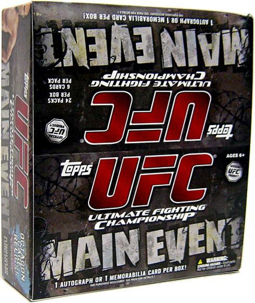 UFC 2010 Main Event Trading Card RETAIL Box 24 Packs Topps ToyWiz