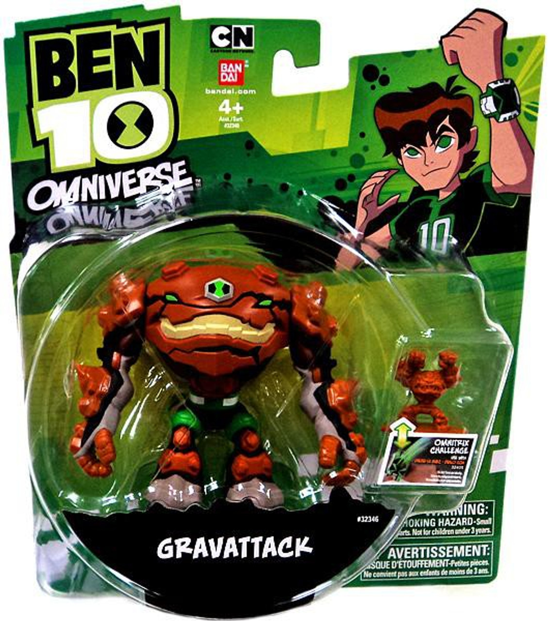 Ben 10 Omniverse Gravattack 4 Action Figure Bandai America - ToyWiz