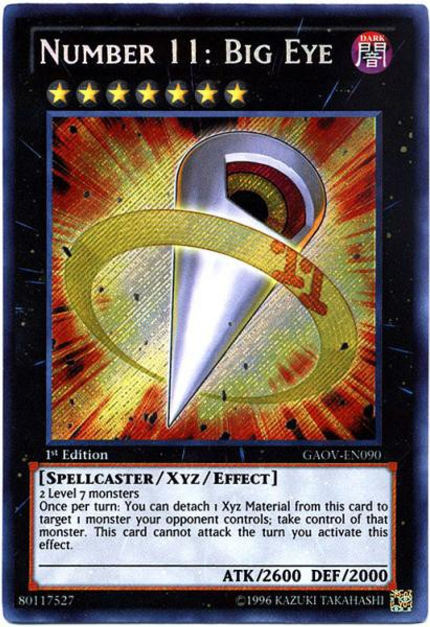 YuGiOh 5Ds Galactic Overlord Single Card Secret Rare Number 11 Big Eye ...