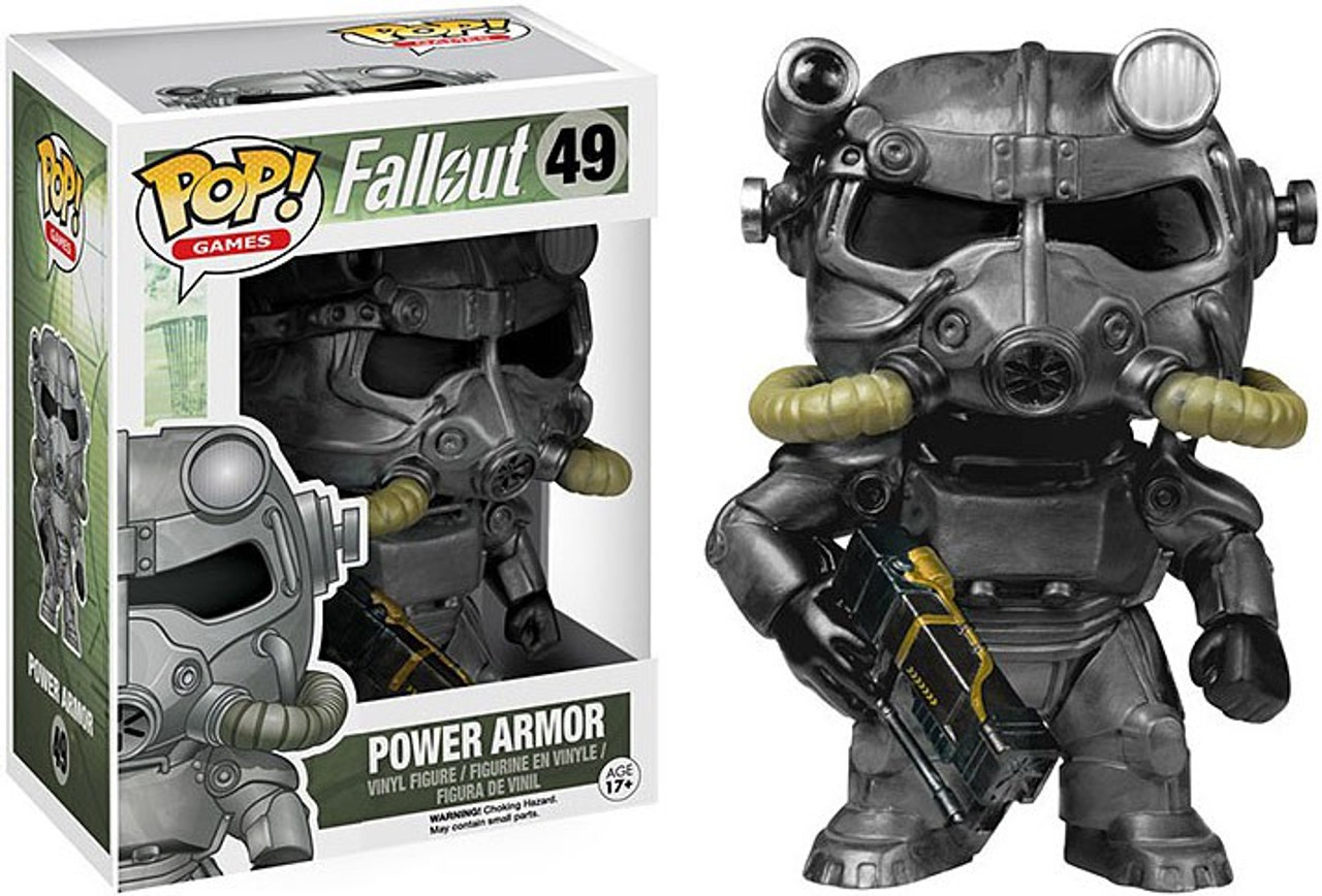funko fallout funko pop games power armor vinyl figure 49