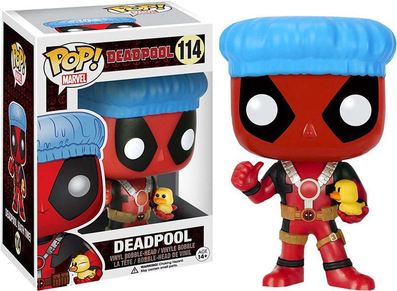 Funko Marvel Funko POP Marvel Deadpool Exclusive Vinyl Bobble Head 114 ...