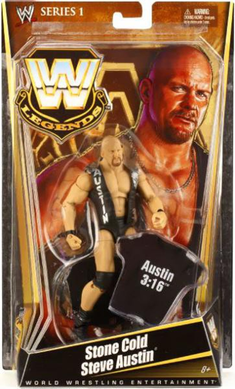 WWE Wrestling Legends Series 1 Stone Cold Steve Austin Action Figure Mattel Toys - ToyWiz