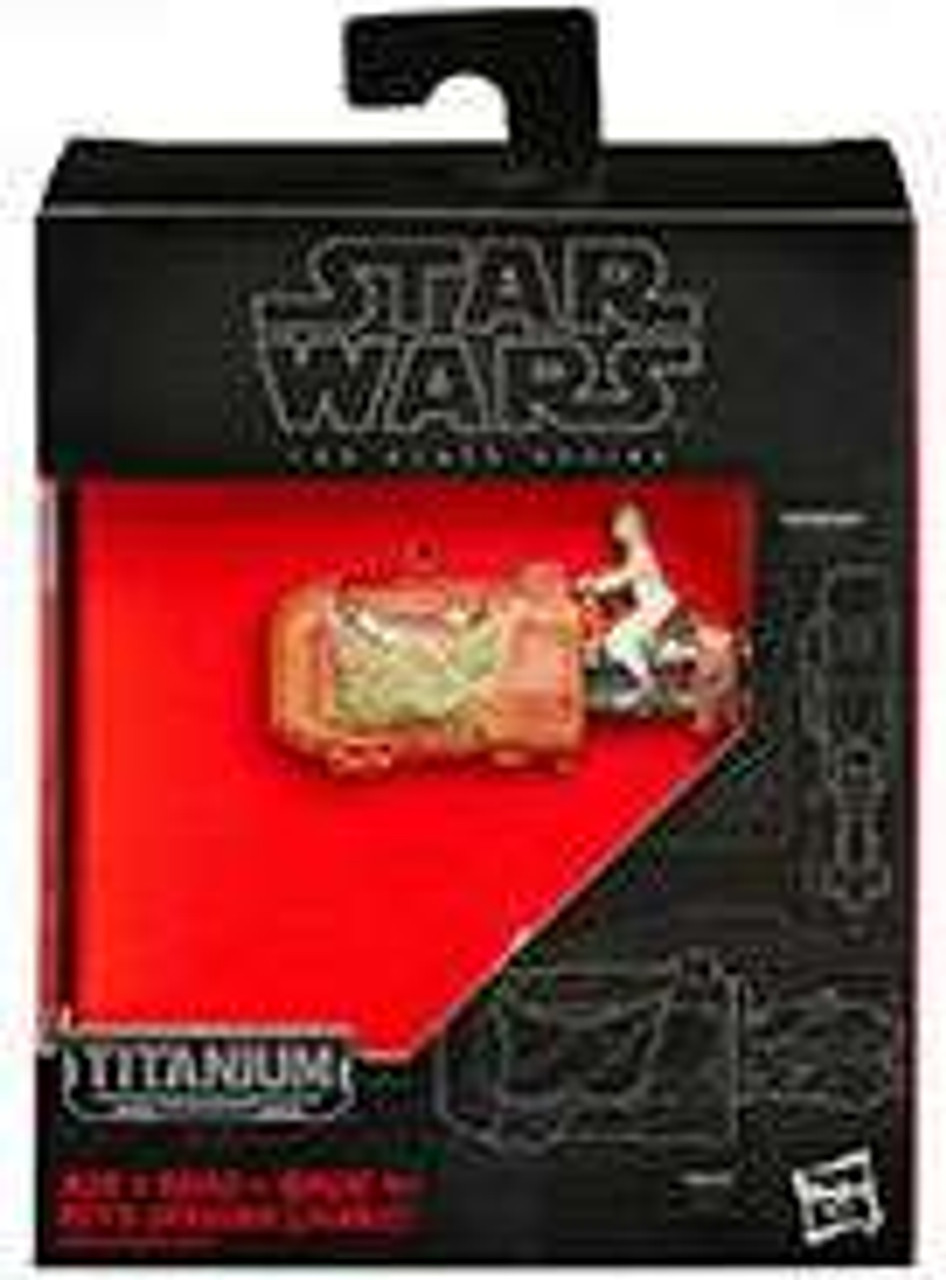 Star Wars The Force Awakens Black Titanium Rey's Speeder 2-Inch Diecast Vehicle