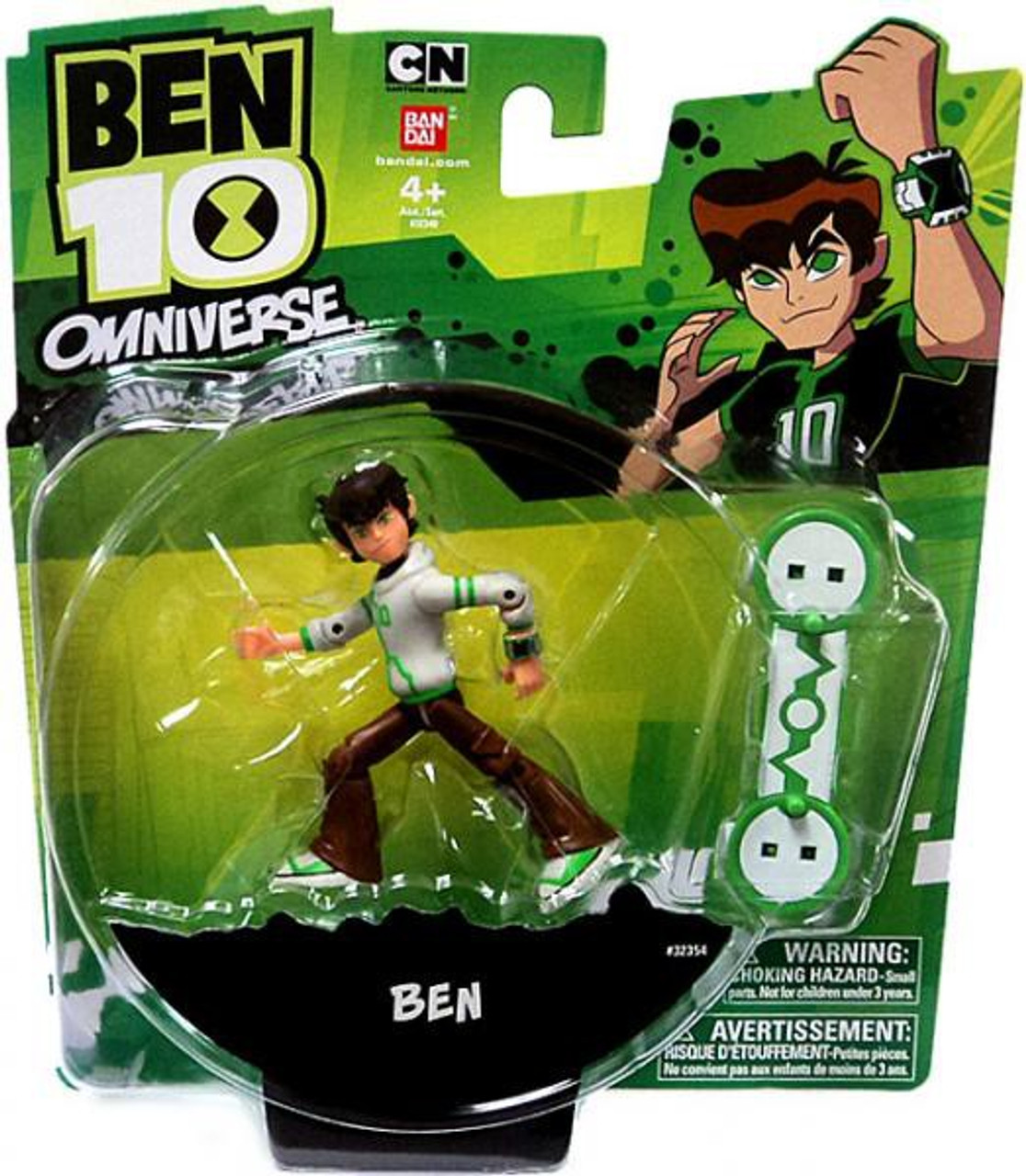 Ben 10 Omniverse Ben 4 Action Figure 16 Years Old, White Hoodie Bandai ...