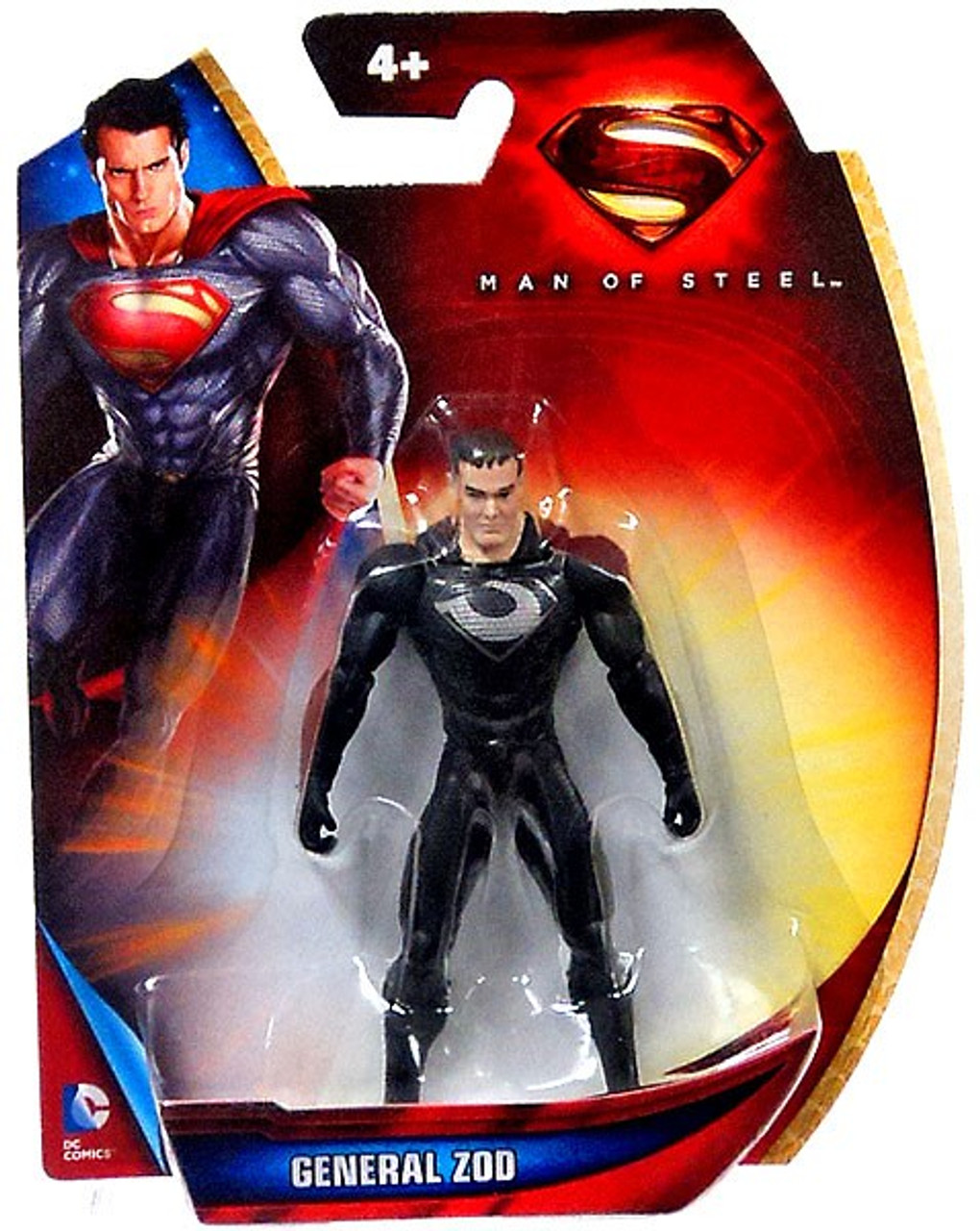 Superman Man of Steel General Zod 3 Action Figure Mattel Toys - ToyWiz
