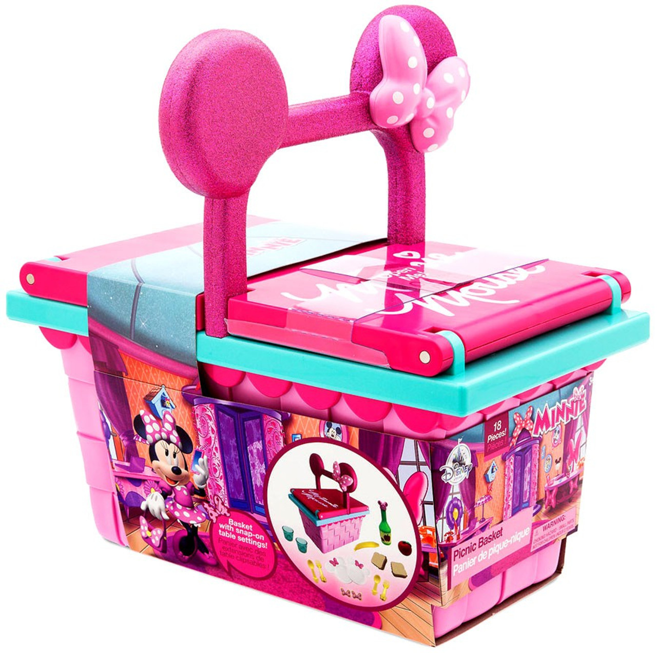 Disney Minnie Mouse Picnic Basket Exclusive Playset ToyWiz