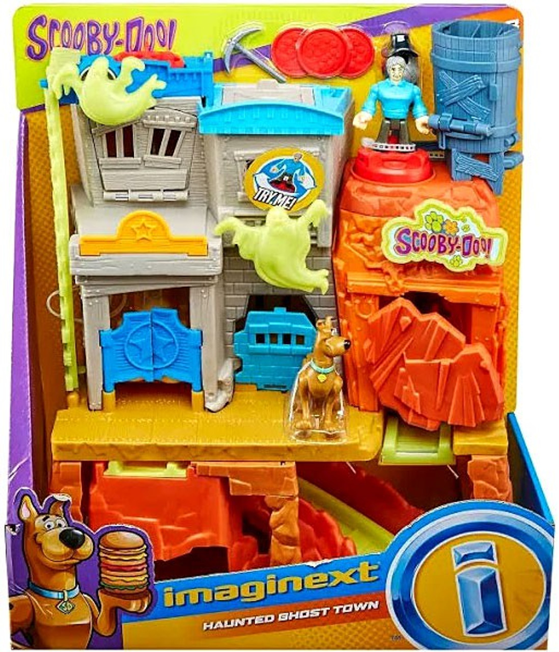 Fisher Price Scooby Doo Imaginext Haunted Ghost Town 3 Playset ToyWiz