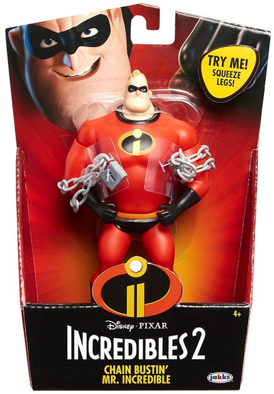 Disney Pixar Incredibles 2 Feature Mr. Incredible 6 Action Figure Chain Bustin Jakks Pacific