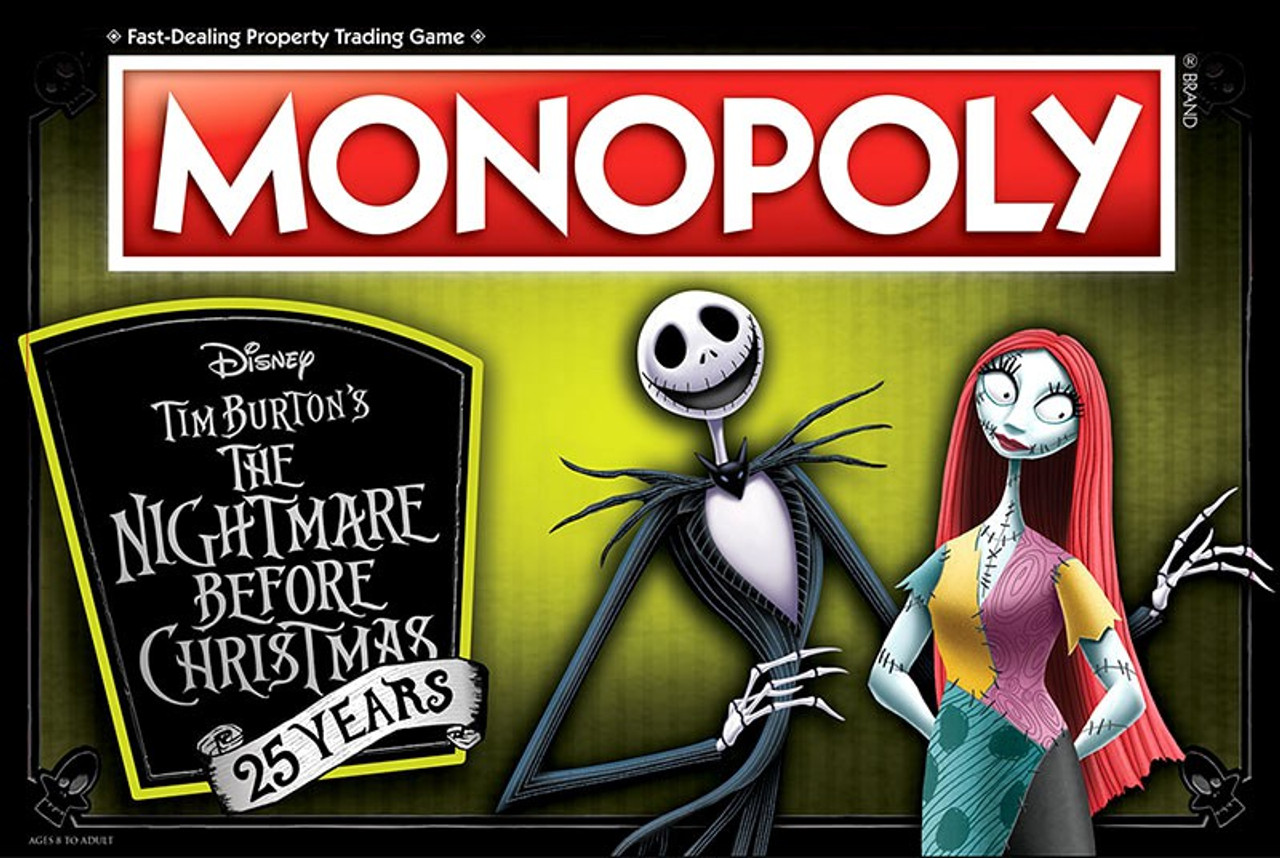 nightmare before christmas monopoly nbx 25th anniversary board game - Nightmare Before Christmas Board Game nightmare before christmas monopoly nbx 25th anniversary board game - Nightmare Before Christmas Board Game