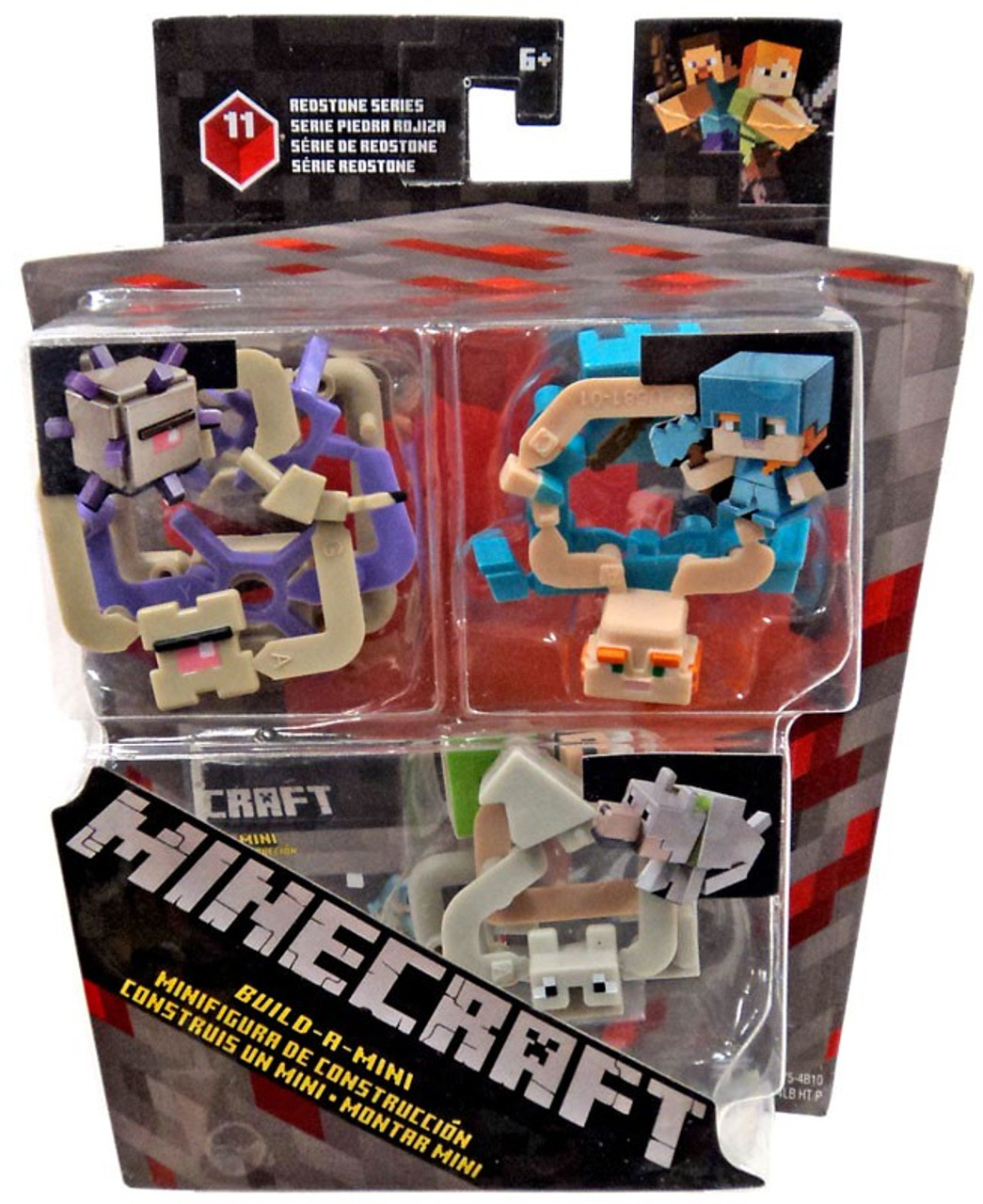 minecraft mattel mini figures
