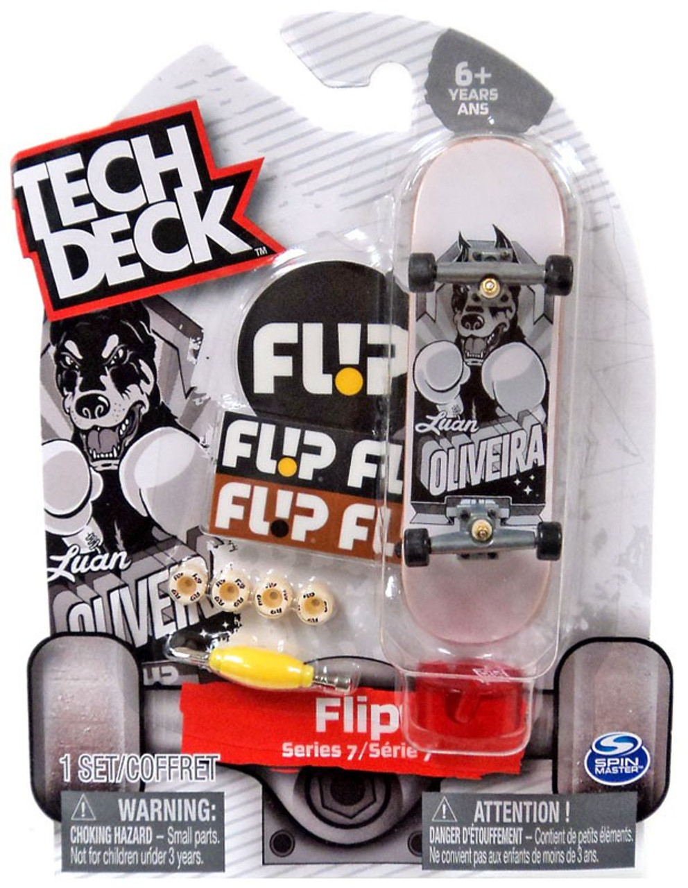 Tech Deck Series 7 Flip 96mm Mini Skateboard Luan Oliveira Spin Master ...